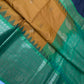 Semi Gadwal Yellow Green Pattu Silk Saree - 