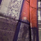Semi Gadwal Brown Pattu Silk Saree - 