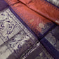 Semi Gadwal Brown Pattu Silk Saree - 