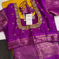 Semi Gadwal Yellow Pattu Silk Saree - 