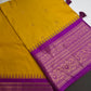 Semi Gadwal Yellow Pattu Silk Saree - 