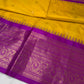 Semi Gadwal Yellow Pattu Silk Saree - 