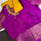 Semi Gadwal Yellow Pattu Silk Saree - 