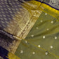 Semi Gadwal Green Purple Pattu Silk Saree - 