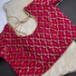 Cream Tissue Saree With Gotta Patti Work - 