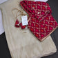 Cream Tissue Saree With Gotta Patti Work - 