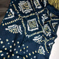 Bandhani Bhandej Teal Modal Silk Saree - 