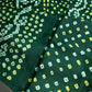 Bandhani Bhandej Green Modal Silk Saree - 