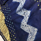 Shibori Bandhani Bhandej Blue Silk Saree - 