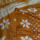 Shibori Bandhani Bhandej Mustard Silk Saree - 