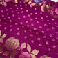 Bandhani Bhandej Pink Gaji Silk Saree - 
