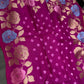 Bandhani Bhandej Pink Gaji Silk Saree - 