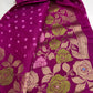 Bandhani Bhandej Pink Gaji Silk Saree - 