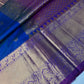 Semi kanchi Royal Blue Pattu Silk Saree - 
