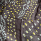 Bandhani Bhandej Brown Modal Gaji Silk Saree - 