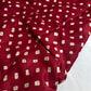 Bandhani Bhandej Red Modal Silk Saree - 