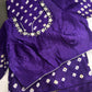Bandhani Bhandej Purple Modal Silk Saree - 