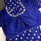 Bandhani Bhandej Blue Modal Silk Saree - 