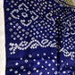 Bandhani Bhandej Blue Modal Silk Saree - 