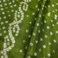 Bandhani Bhandej Green Modal Silk Saree - 