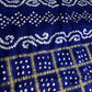 Bandhani Bhandej Blue Gharchola Modal Silk Saree - 