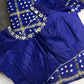 Bandhani Bhandej Blue Gharchola Modal Silk Saree - 