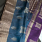 Blue Purple Light Weight Kanchi Soft Silk  Saree - 