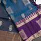 Blue Purple Light Weight Kanchi Soft Silk  Saree - 