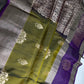 Green Purple Light Weight Kanchi Soft Silk  Saree - 