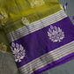 Green Purple Light Weight Kanchi Soft Silk  Saree - 