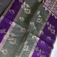 Green Purple Light Weight Kanchi Soft Silk  Saree - 