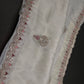 Designer Tissue Organza White Hand  Embroidery Saree - 