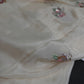 Designer Tissue Organza White Embroidery Sequence Saree - 