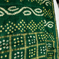 Bandhani Bhandej Green Gharchola Modal Silk Saree - 
