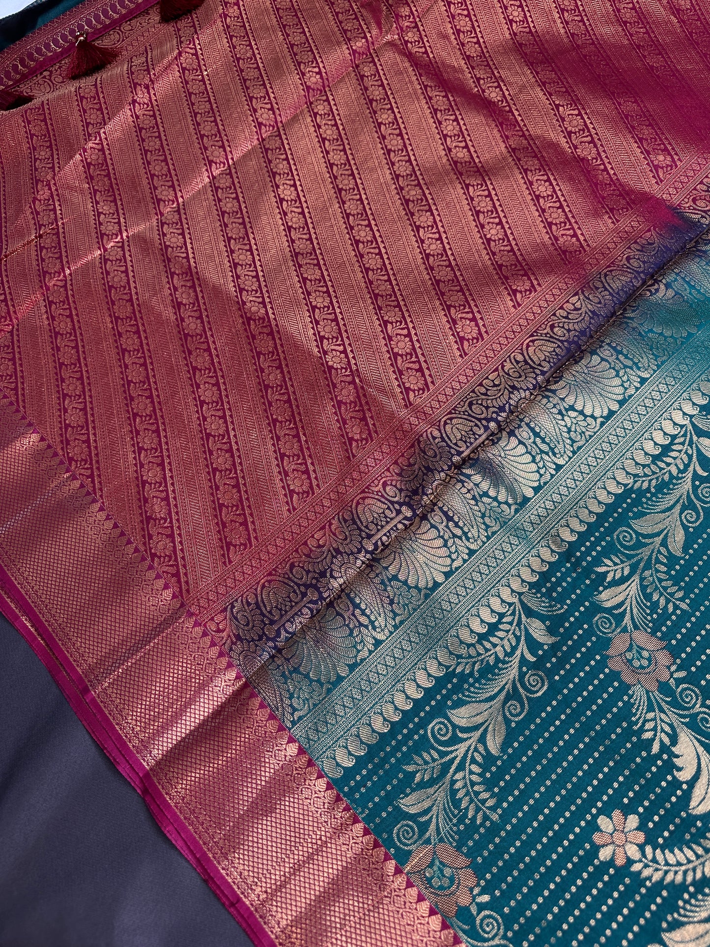 Kanchi Light Weight Semi Silk Green  Saree - 