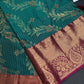 Kanchi Light Weight Semi Silk Green  Saree - 