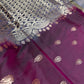 Wine Red Light Weight Kanchi Soft Silk  Saree - 