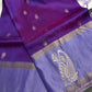 Purple Light Weight Kanchi Soft Silk  Saree - 