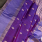 Purple Light Weight Kanchi Soft Silk  Saree - 