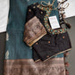 Teal Light Weight Kanchi Soft Handloom Silk  Saree - 