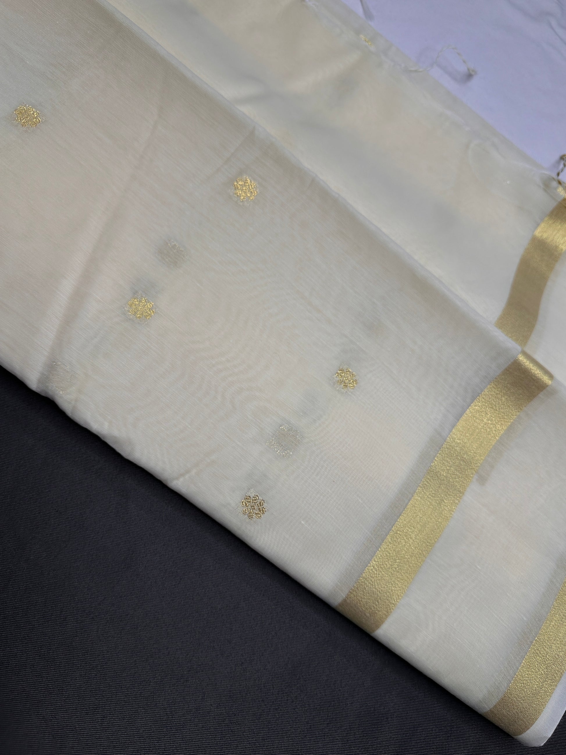 Onam Traditional Cotton Silk Saree - 