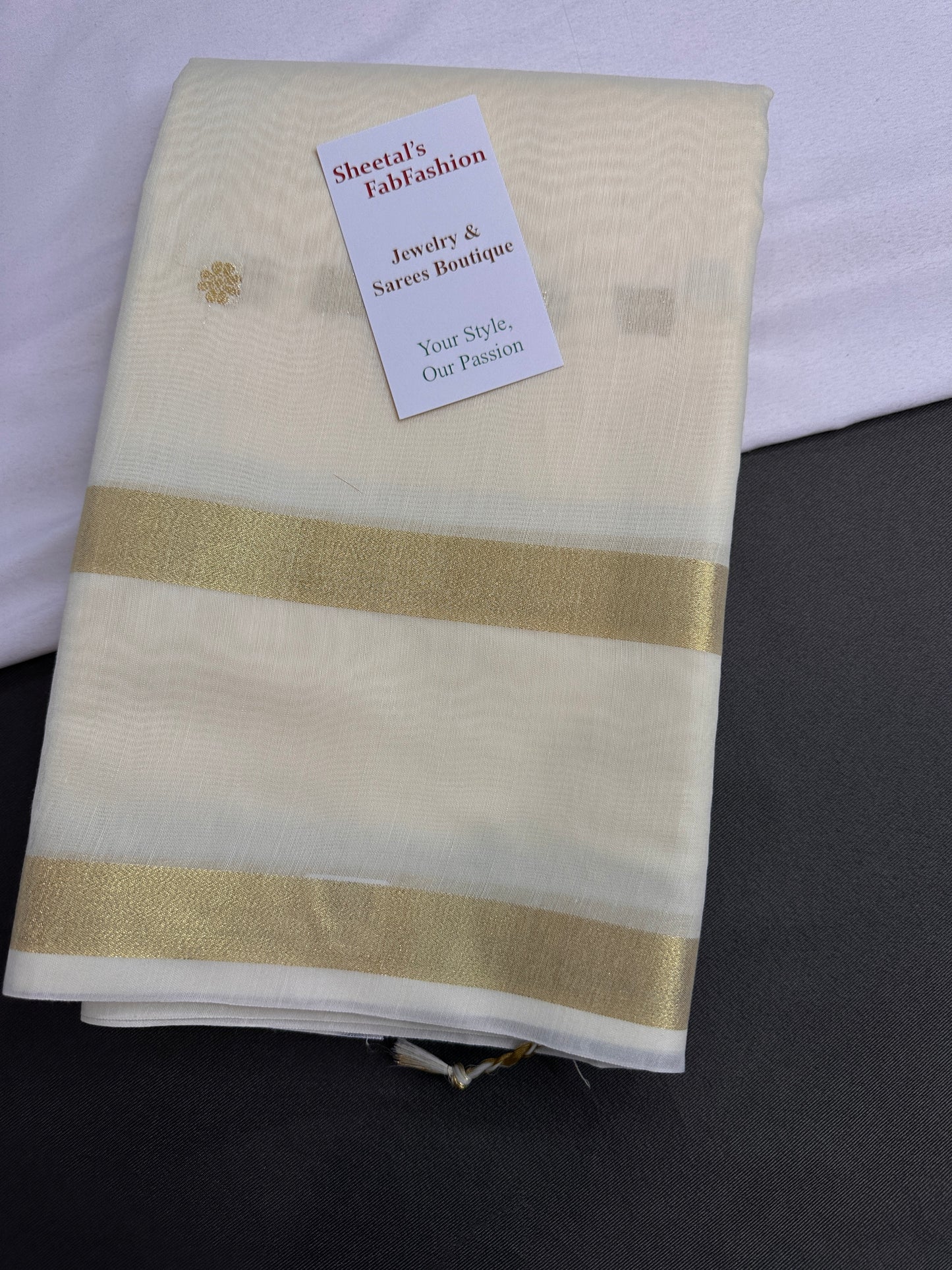 Onam Traditional Cotton Silk Saree - 