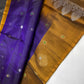 Purple Mustard Kanchi Handloom Pure Silk  Saree - 