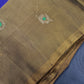 Purple Mustard Kanchi Handloom Pure Silk  Saree - 