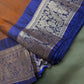 Brown Light Weight Kanchi Soft Handloom Silk  Saree - 