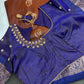 Brown Light Weight Kanchi Soft Handloom Silk  Saree - 