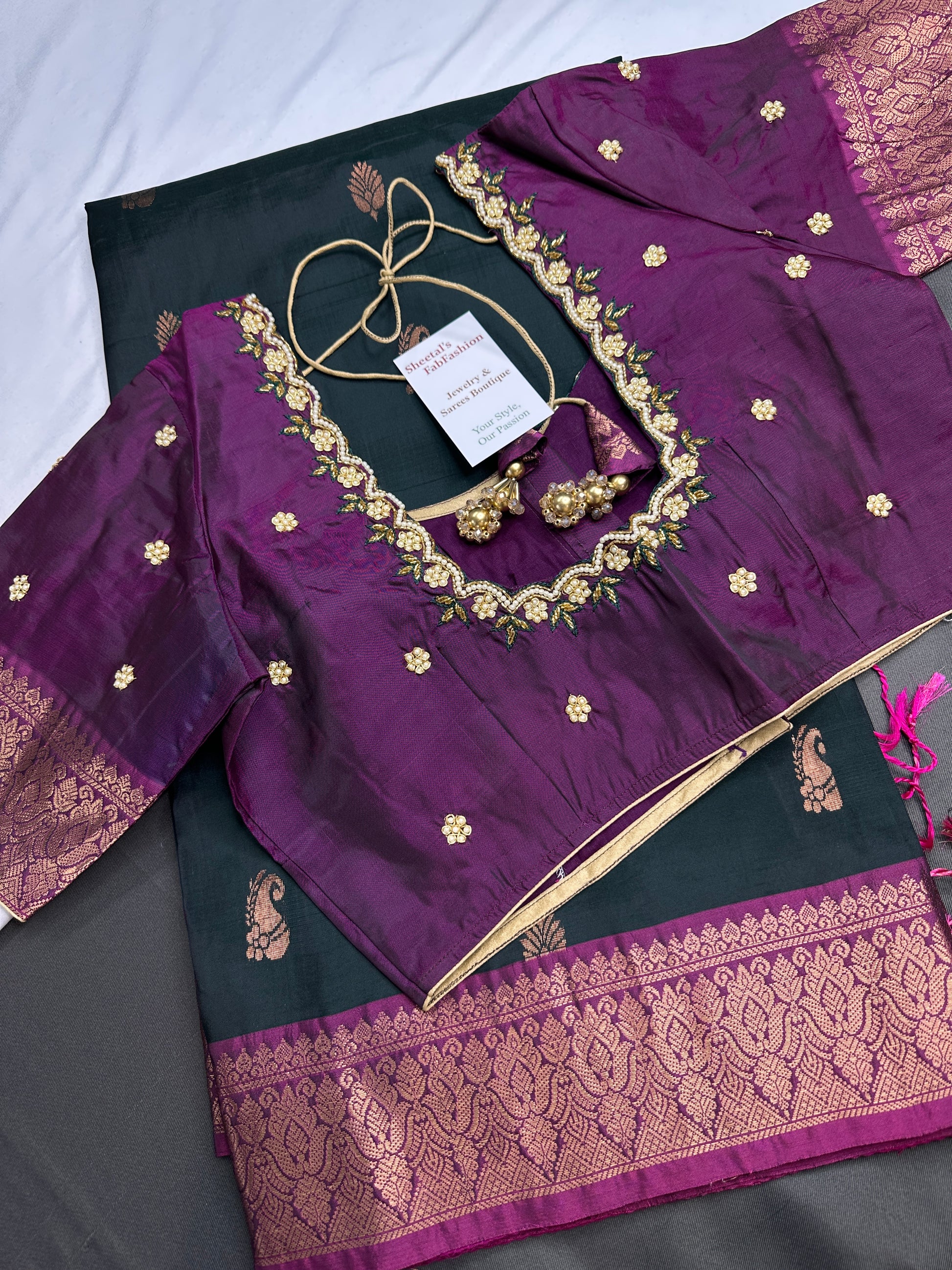Green Light Weight Kanchi Soft Handloom Silk  Saree - 