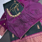 Green Light Weight Kanchi Soft Handloom Silk  Saree - 