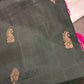Green Light Weight Kanchi Soft Handloom Silk  Saree - 