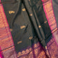 Green Light Weight Kanchi Soft Handloom Silk  Saree - 